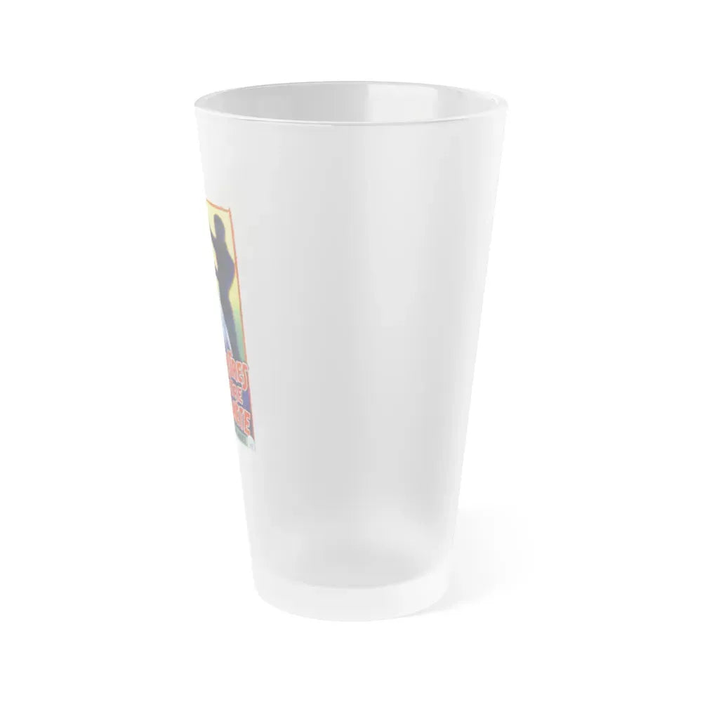 I MARRIED A MONSTER FROM OUTER SPACE (belgian) 1958 Movie Poster - Frosted Pint Glass 16oz - Go Mug Yourself
