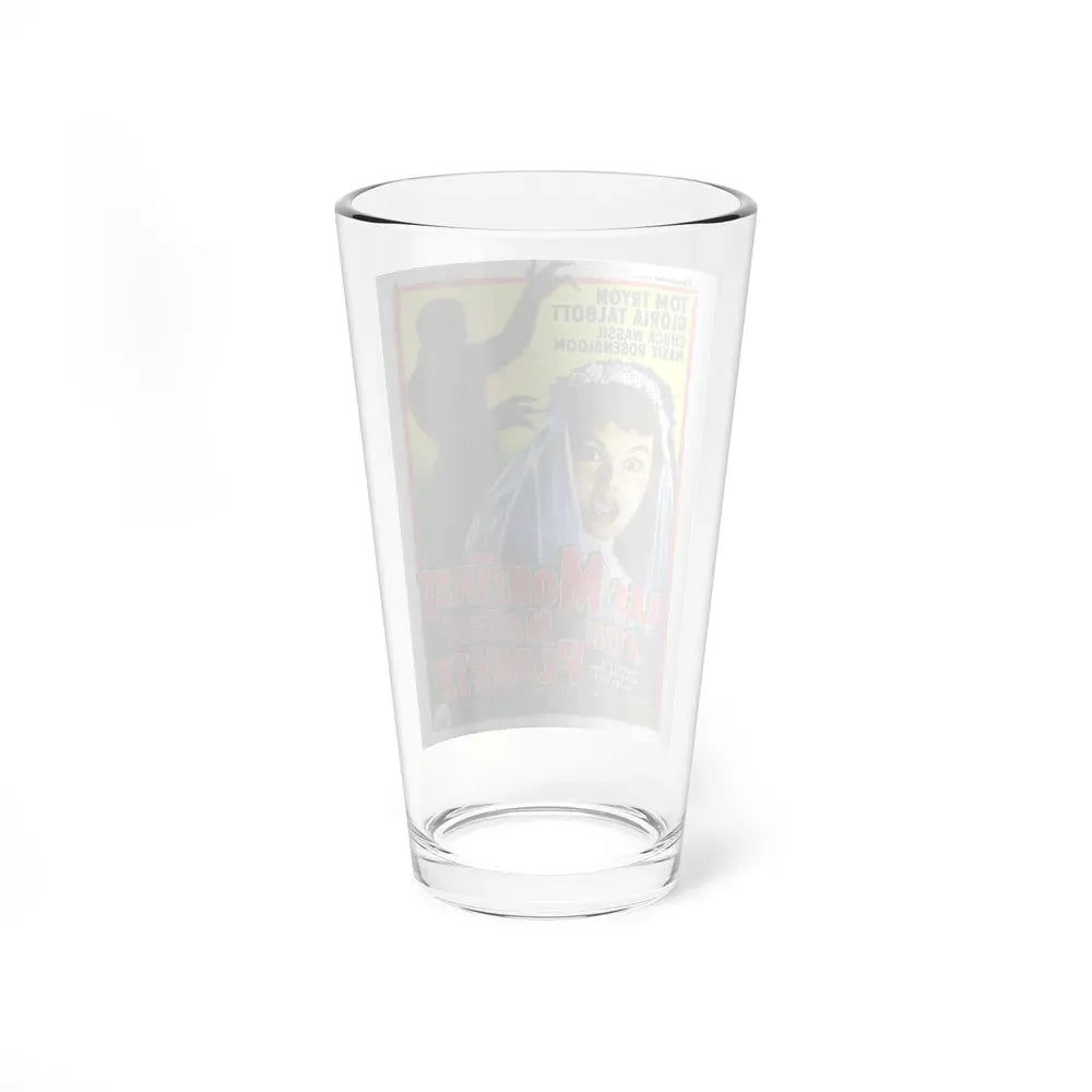 I MARRIED A MONSTER FROM OUTER SPACE (belgian) 1958 Movie Poster - Pint Glass 16oz - Go Mug Yourself