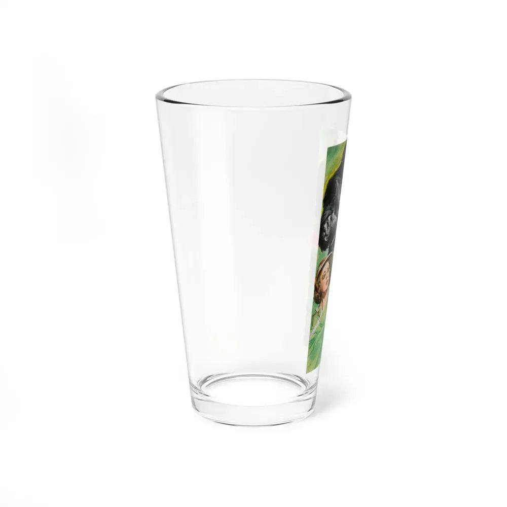 I Married Adventure, movie poster illustrations (1) - Pint Glass 16oz - Go Mug Yourself
