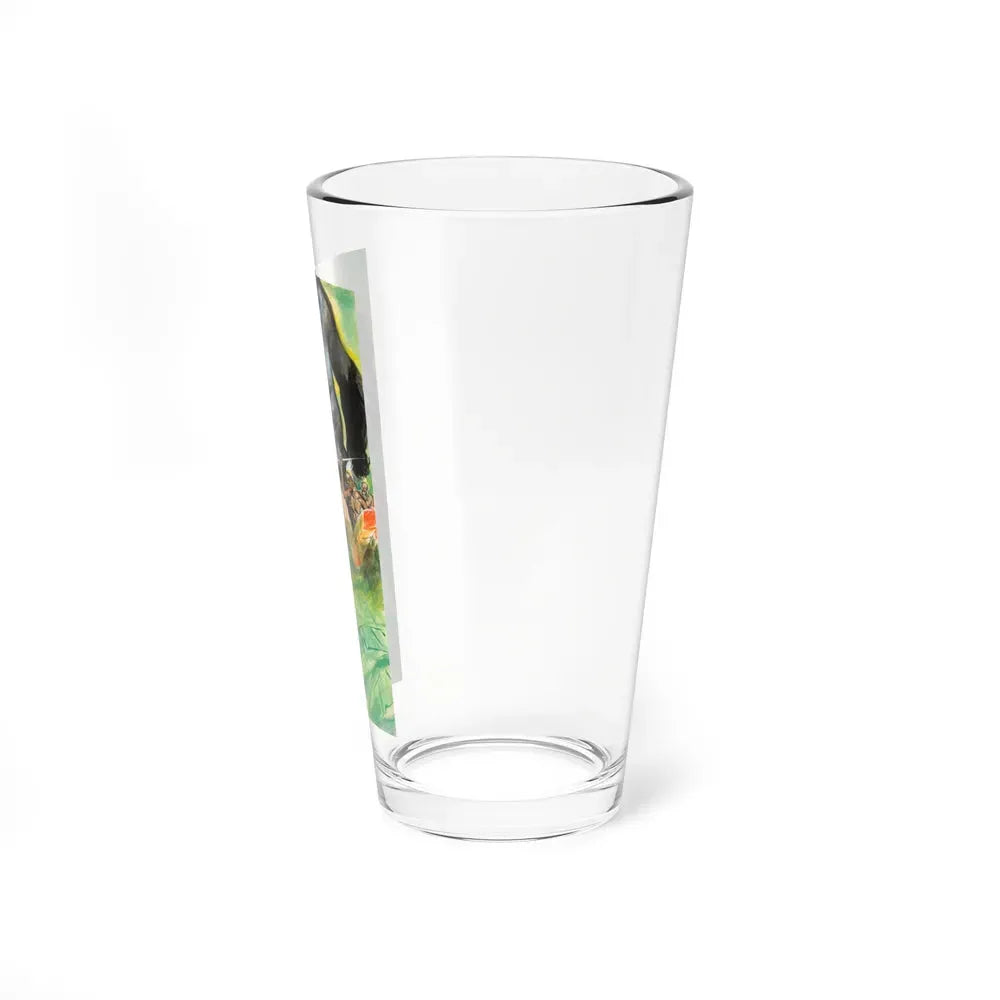 I Married Adventure, movie poster illustrations (1) - Pint Glass 16oz - Go Mug Yourself