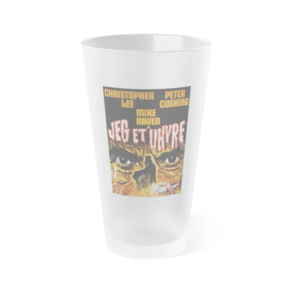 I, MONSTER (DANISH) 1971 Movie Poster - Frosted Pint Glass 16oz 16oz Frosted - Go Mug Yourself
