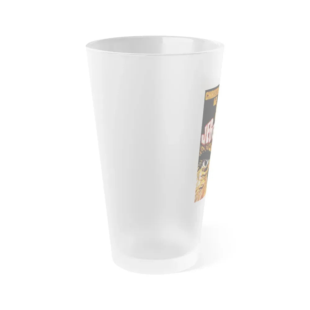 I, MONSTER (DANISH) 1971 Movie Poster - Frosted Pint Glass 16oz - Go Mug Yourself