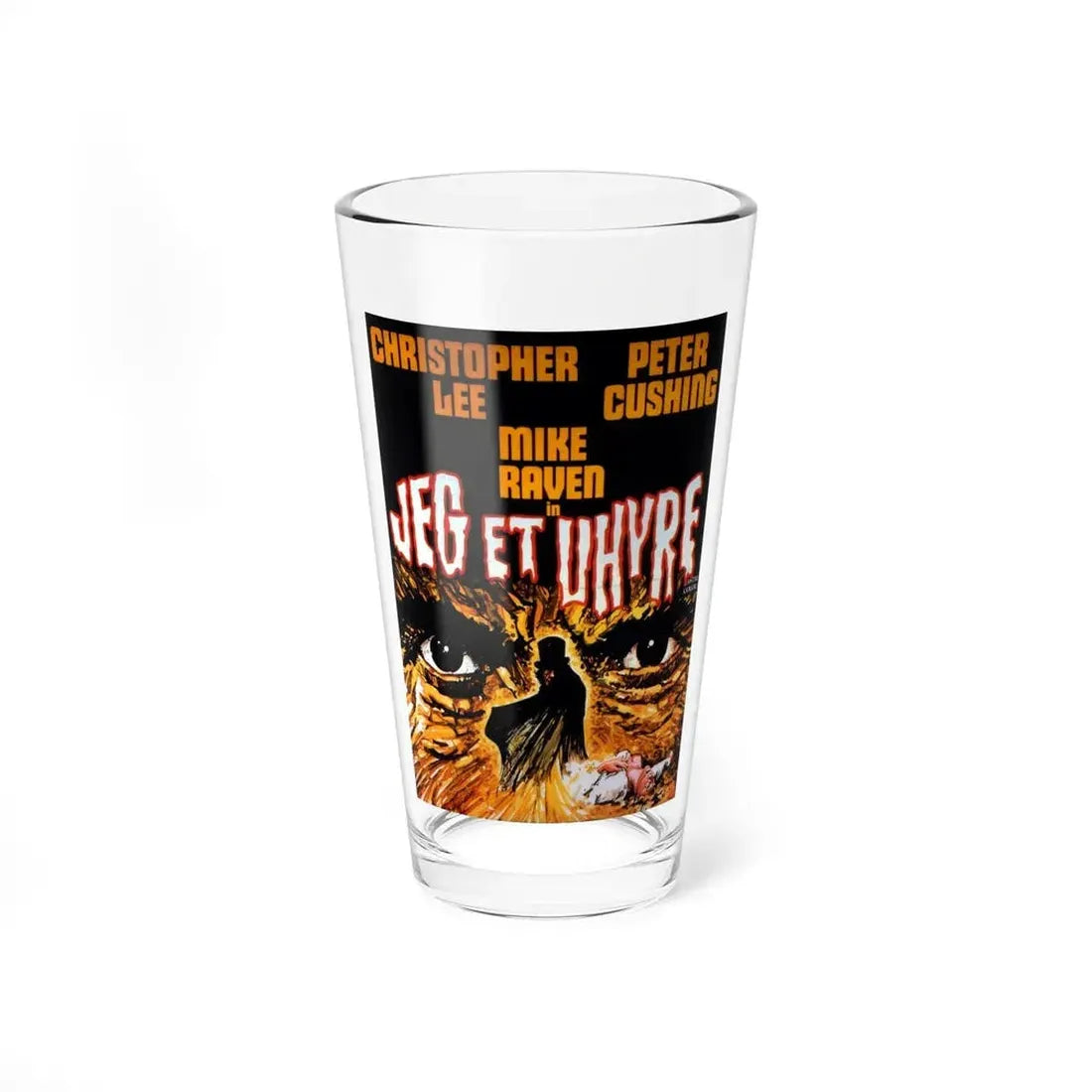 I, MONSTER (DANISH) 1971 Movie Poster - Pint Glass 16oz 16oz - Go Mug Yourself