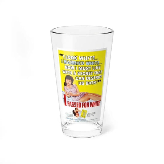 I PASSED FOR WHITE 1960 Movie Poster - Pint Glass 16oz 16oz - Go Mug Yourself