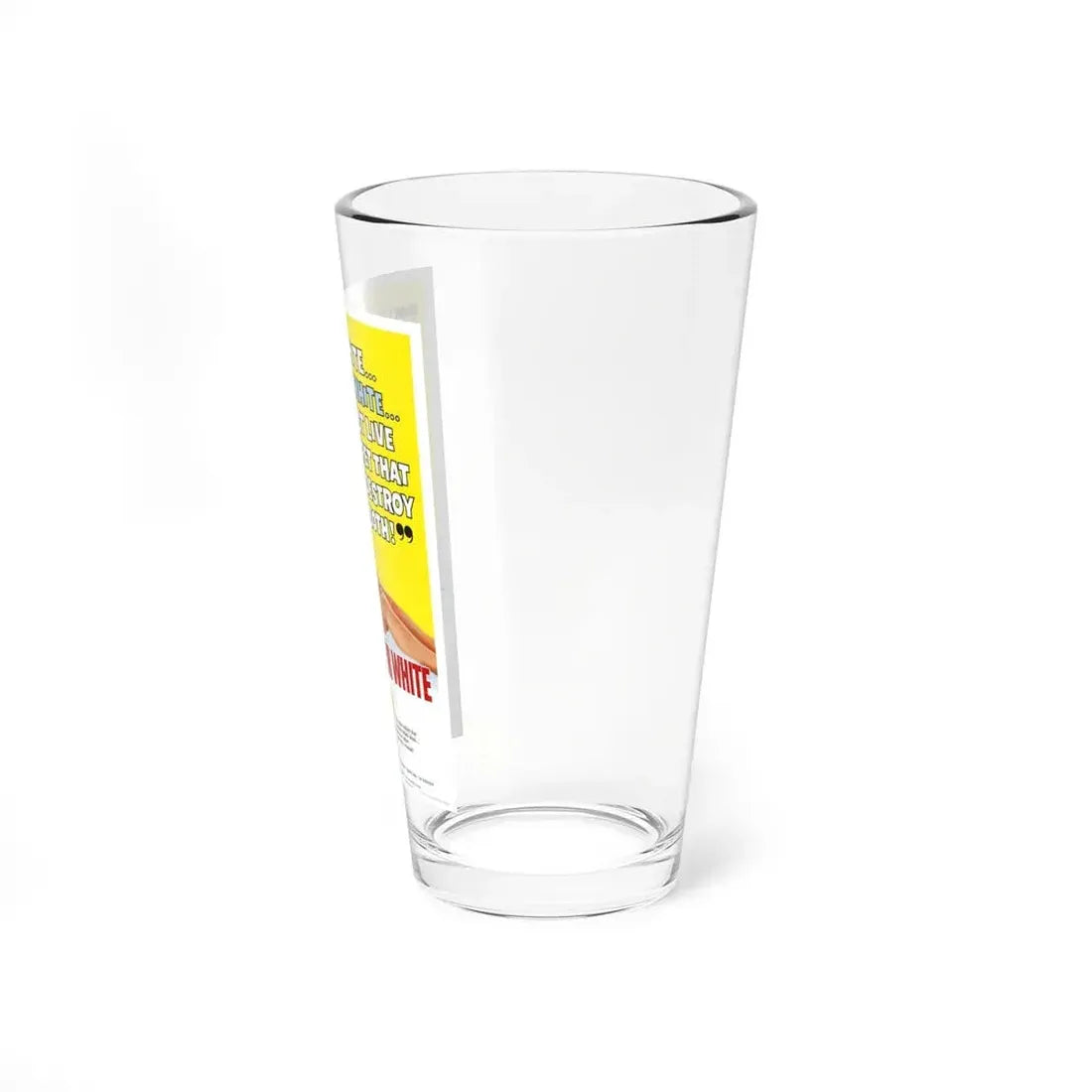 I PASSED FOR WHITE 1960 Movie Poster - Pint Glass 16oz - Go Mug Yourself