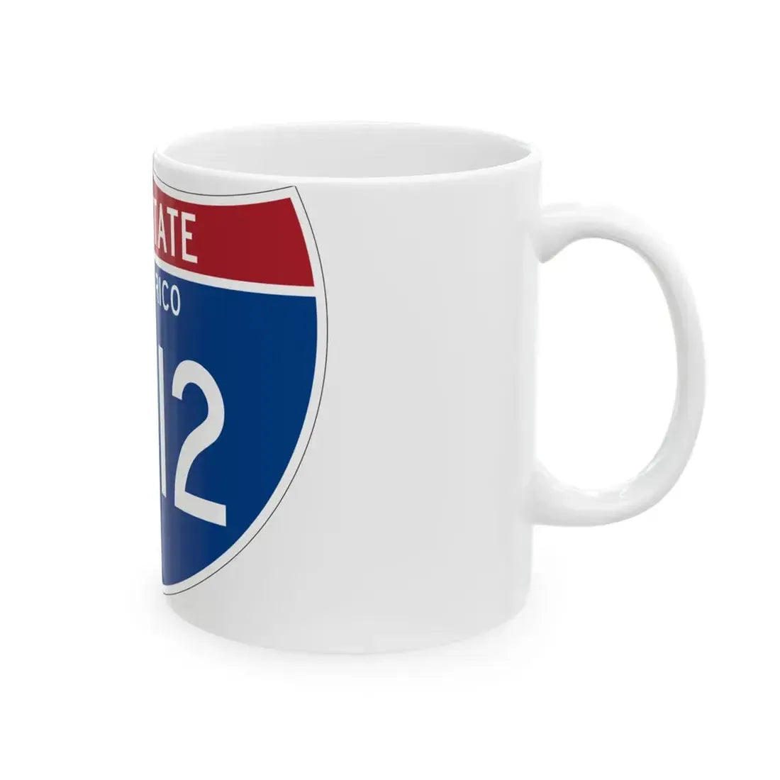I-PRI2 PR Metric (Puerto Rico) (Road Sign) White Coffee Mug - Go Mug Yourself