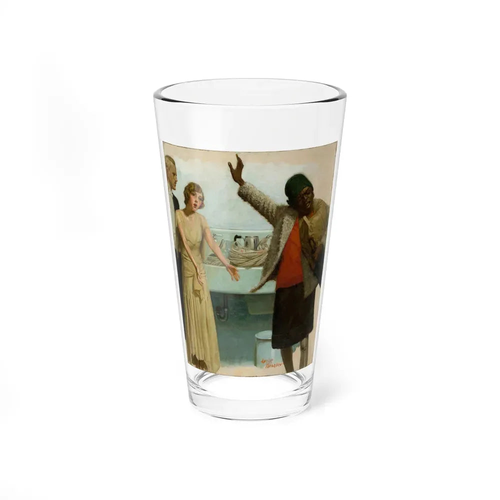 I Quit!, Liberty magazine cover, March 29, 1930 - Pint Glass 16oz 16oz - Go Mug Yourself