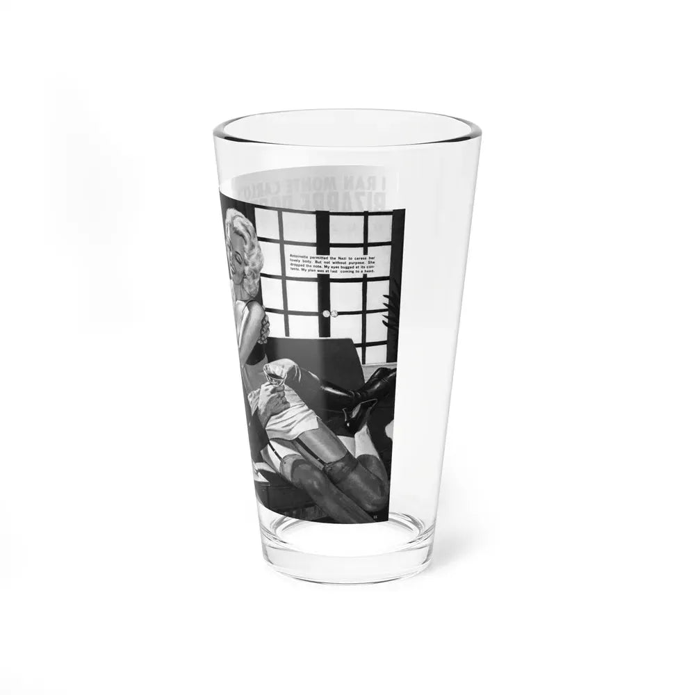 I Ran Monte Carlo's Bizarre Brothel of Espionage, World of Men - Pint Glass 16oz - Go Mug Yourself