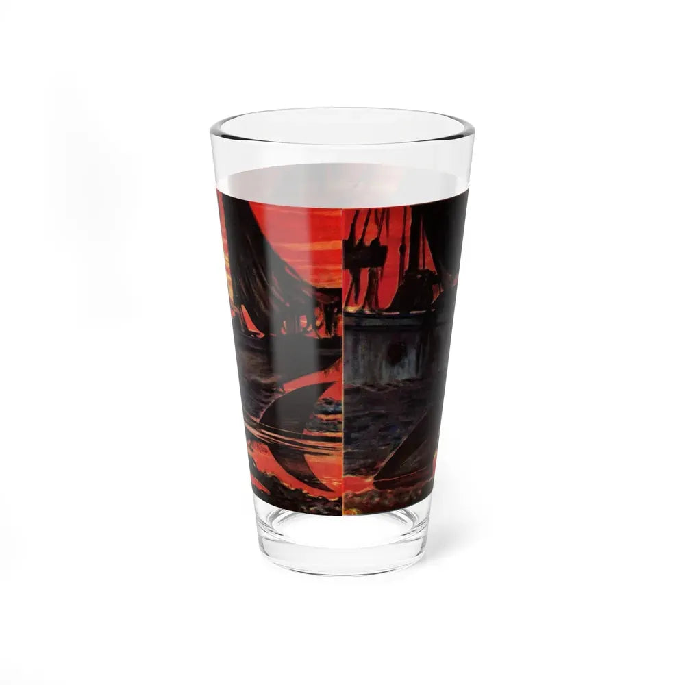 I Sailed Through Hell, Argosy, March 1950 - Pint Glass 16oz - Go Mug Yourself