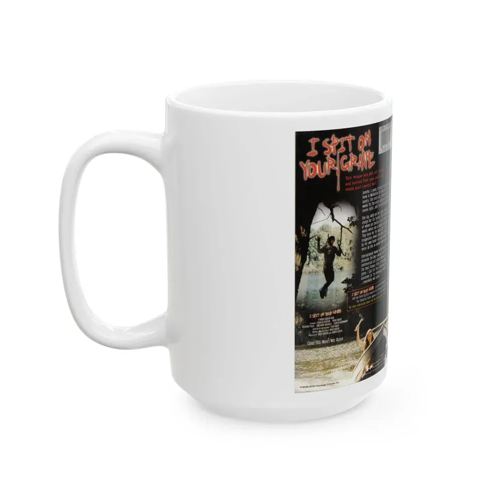 I SPIT ON YOUR GRAVE COLLECTORS EDITION (VHS COVER) - White Coffee Mug - Go Mug Yourself