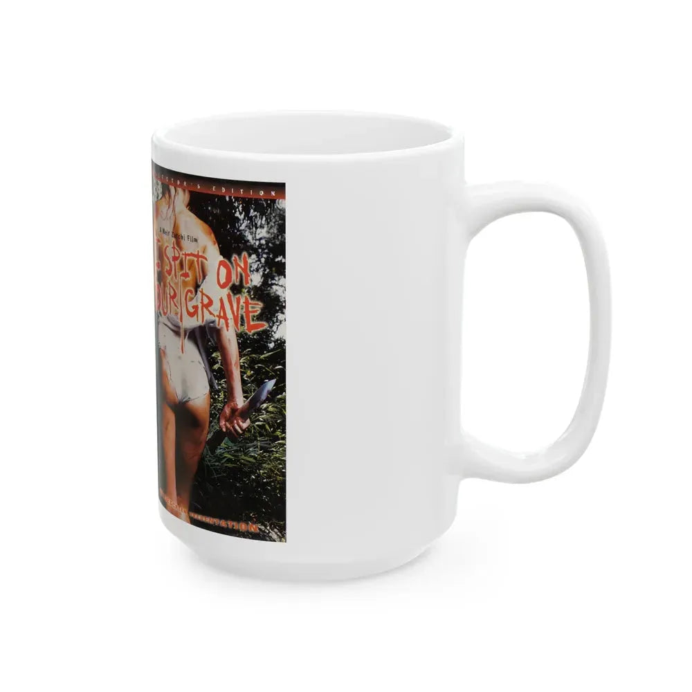 I SPIT ON YOUR GRAVE COLLECTORS EDITION (VHS COVER) - White Coffee Mug - Go Mug Yourself
