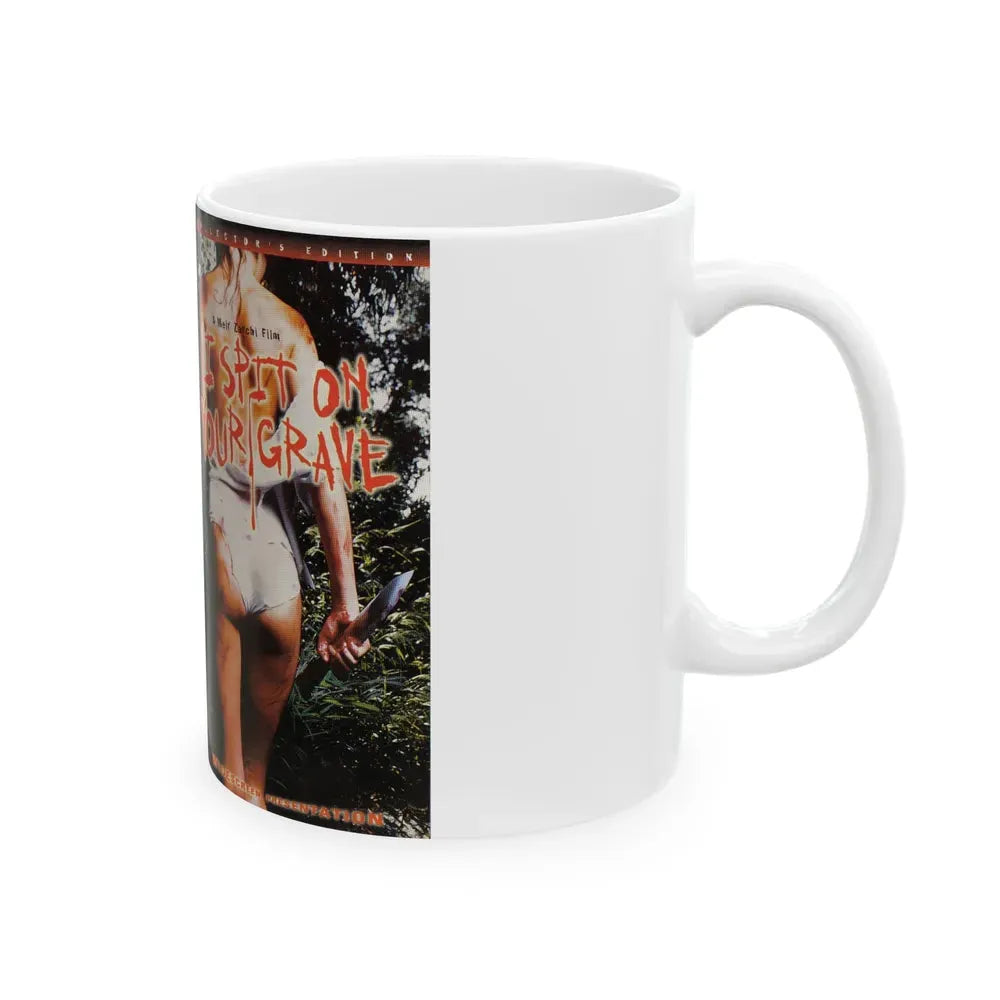 I SPIT ON YOUR GRAVE COLLECTORS EDITION (VHS COVER) - White Coffee Mug - Go Mug Yourself