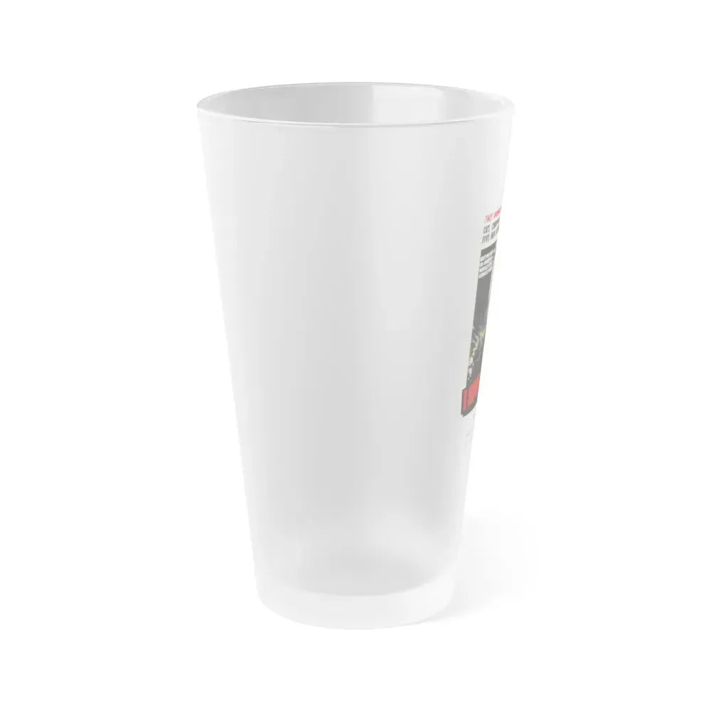 I SPIT ON YOUR GRAVE (DAY OF THE WOMAN) 1978 Movie Poster - Frosted Pint Glass 16oz - Go Mug Yourself
