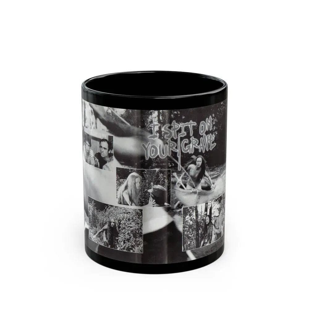 I SPIT ON YOUR GRAVE INSIDE COVER (VHS COVER) - Black Coffee Mug 11oz - Go Mug Yourself