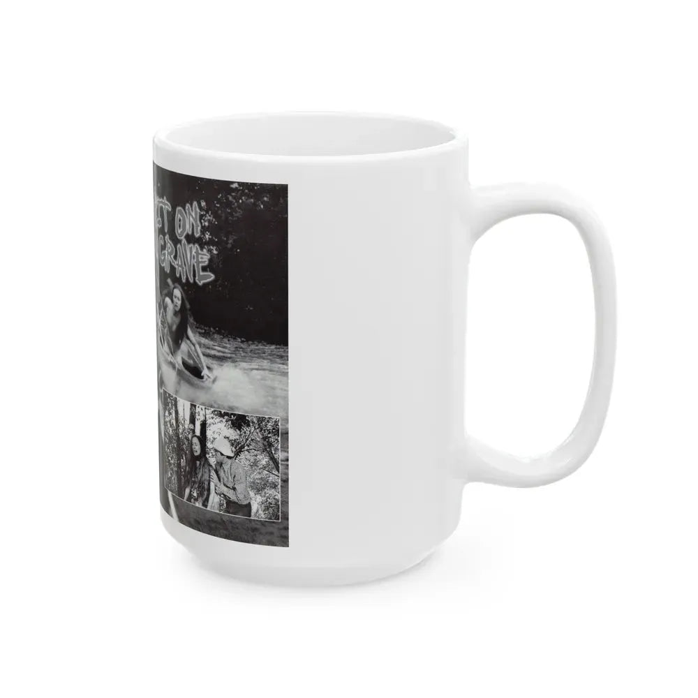 I SPIT ON YOUR GRAVE INSIDE COVER (VHS COVER) - White Coffee Mug - Go Mug Yourself