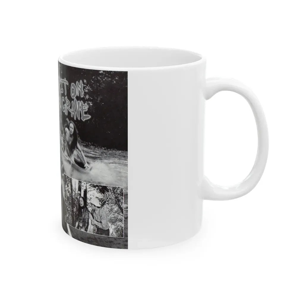 I SPIT ON YOUR GRAVE INSIDE COVER (VHS COVER) - White Coffee Mug - Go Mug Yourself