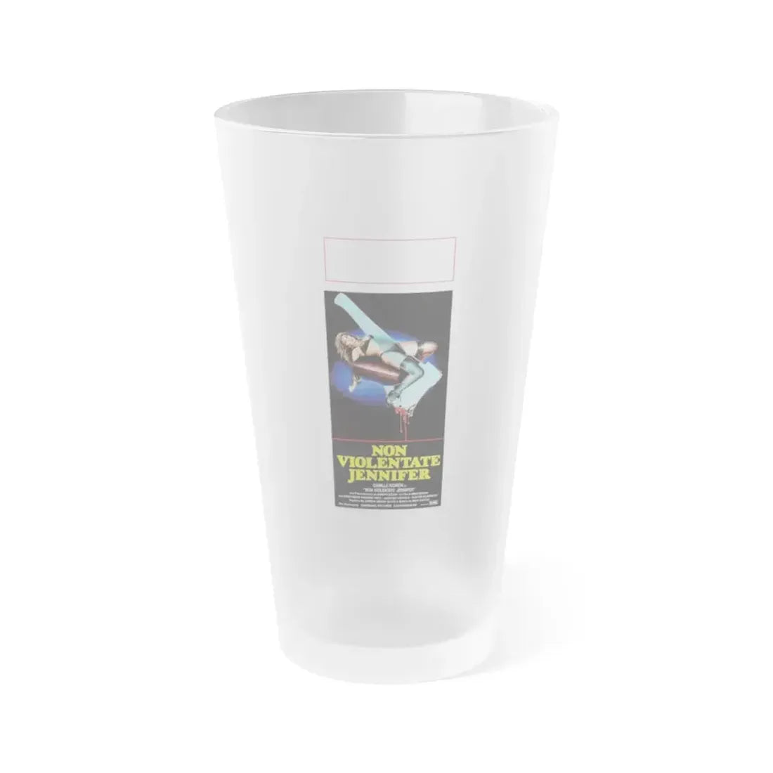 I SPIT ON YOUR GRAVE (ITALIAN) 1978 Movie Poster - Frosted Pint Glass 16oz 16oz Frosted - Go Mug Yourself