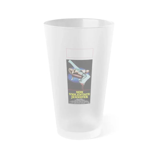 I SPIT ON YOUR GRAVE (ITALIAN) 1978 Movie Poster - Frosted Pint Glass 16oz 16oz Frosted - Go Mug Yourself