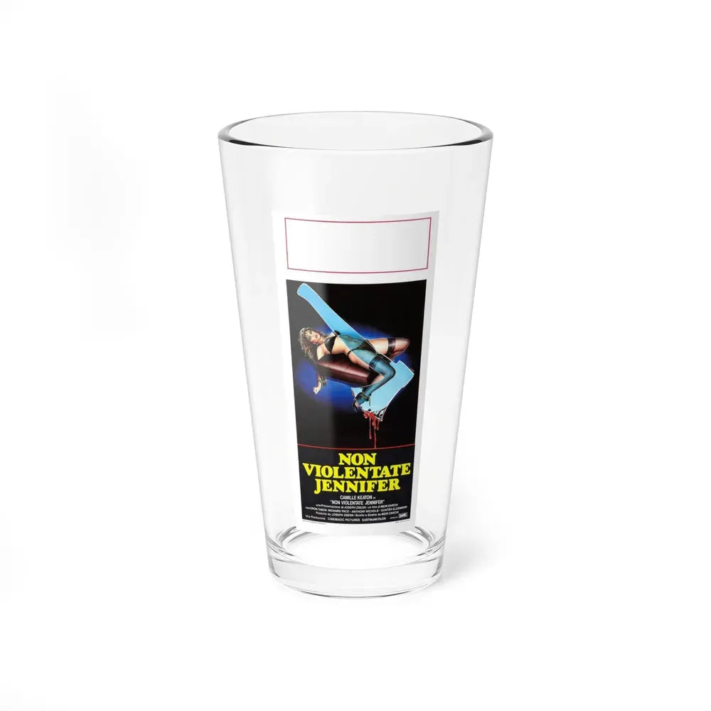 I SPIT ON YOUR GRAVE (ITALIAN) 1978 Movie Poster - Pint Glass 16oz 16oz - Go Mug Yourself