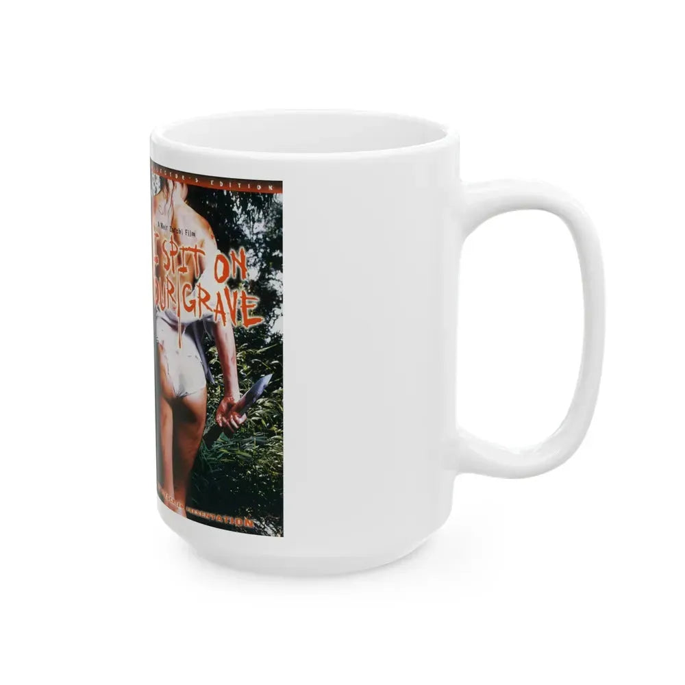 I SPIT ON YOUR GRAVE (VHS COVER) - White Coffee Mug - Go Mug Yourself