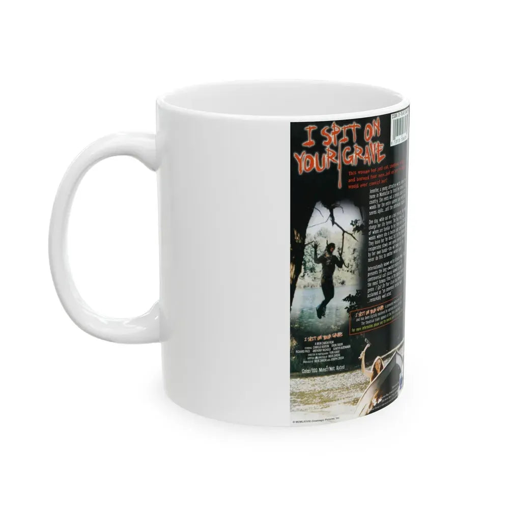 I SPIT ON YOUR GRAVE (VHS COVER) - White Coffee Mug - Go Mug Yourself