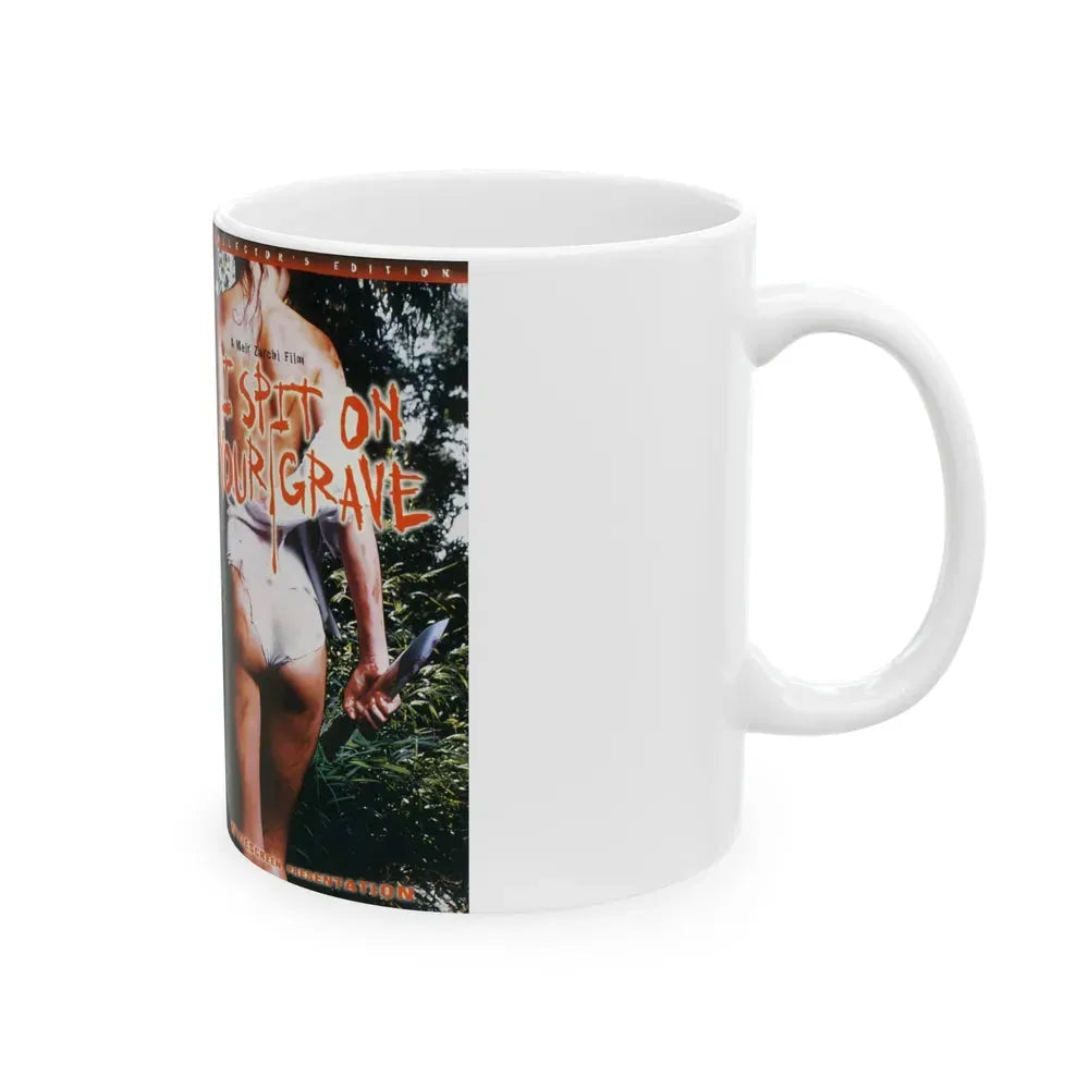 I SPIT ON YOUR GRAVE (VHS COVER) - White Coffee Mug - Go Mug Yourself