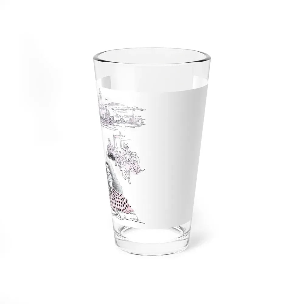 I Tripped in My Father's Footsteps, Bluebook Magazine, July 1954 - Pint Glass 16oz 16oz - Go Mug Yourself