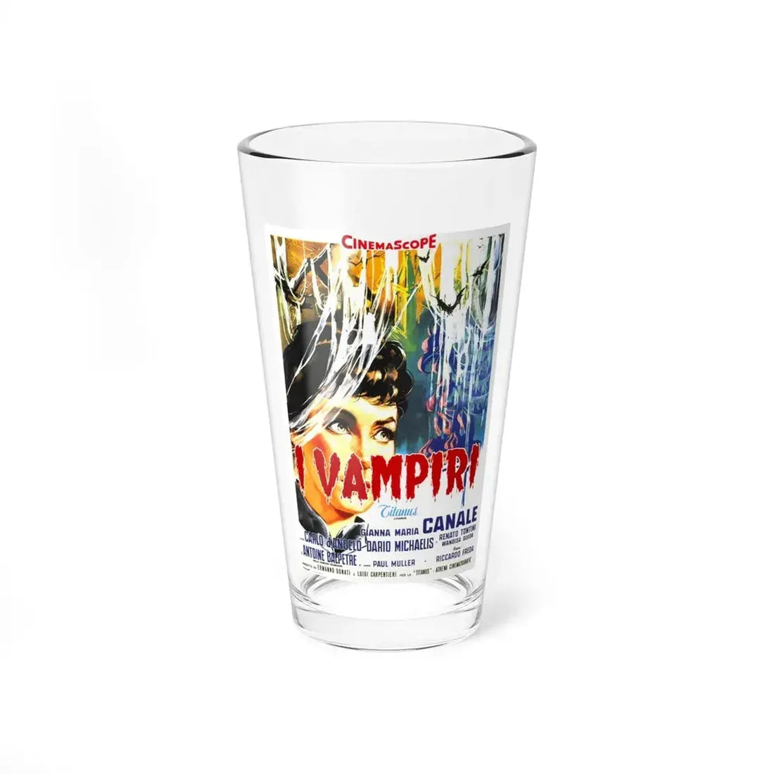 I VAMPIRI 1957 Movie Poster - Pint Glass 16oz 16oz - Go Mug Yourself