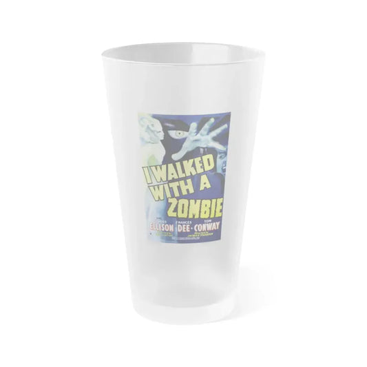 I WALKED WITH A ZOMBIE (2) 1943 Movie Poster - Frosted Pint Glass 16oz 16oz Frosted - Go Mug Yourself