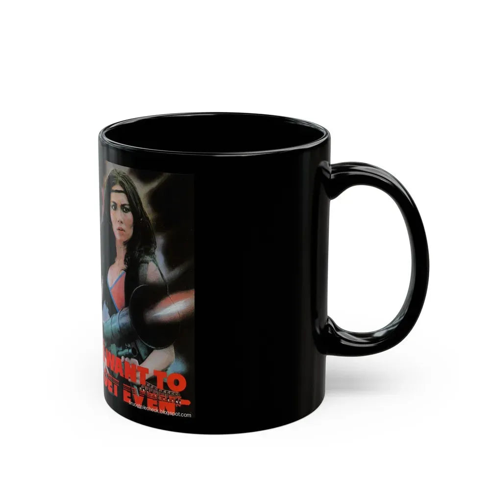 I WANT TO GET EVEN (VHS COVER) - Black Coffee Mug - Go Mug Yourself