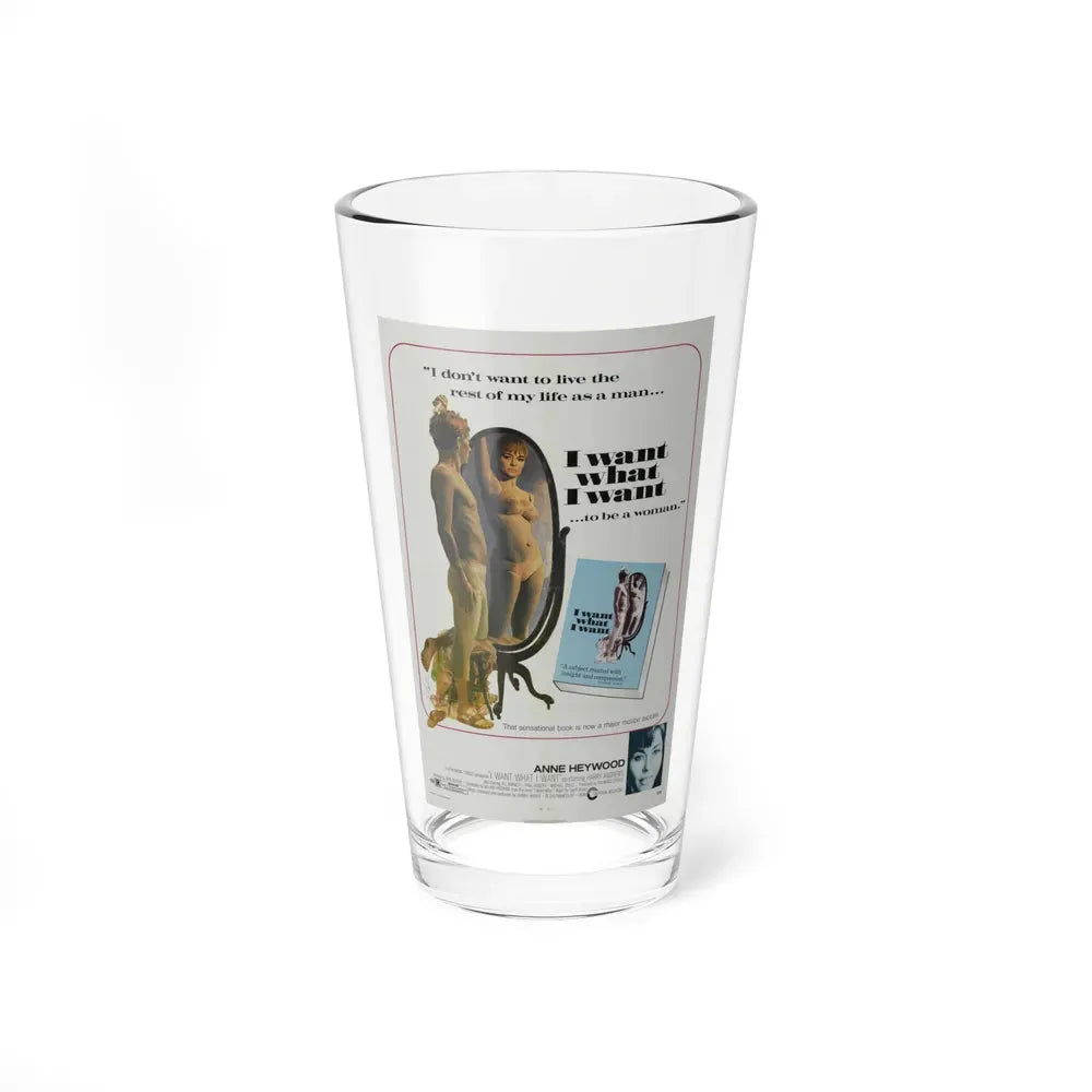 I WANT WHAT I WANT 1972 Movie Poster - Pint Glass 16oz 16oz - Go Mug Yourself