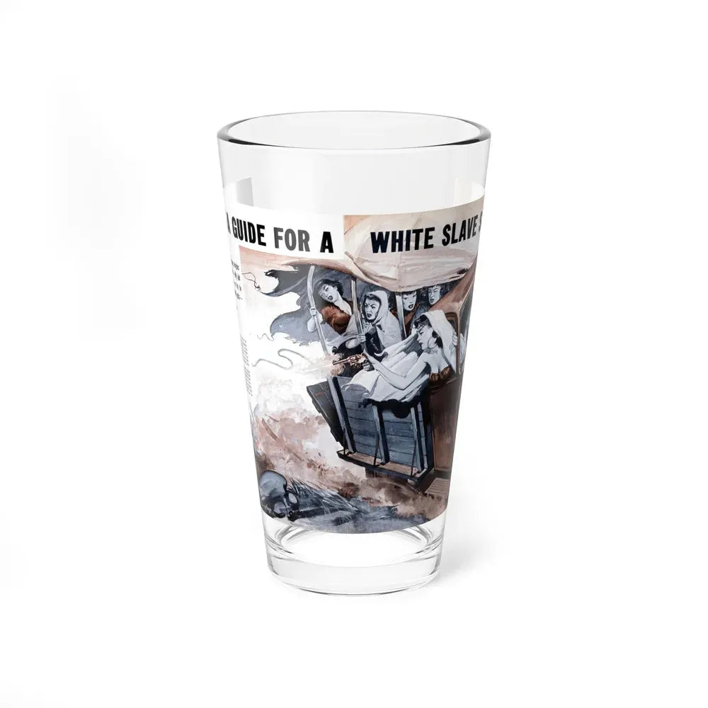 I Was a Guide for a White Slave Safari, Man's Life, January 1959 - Pint Glass 16oz 16oz - Go Mug Yourself