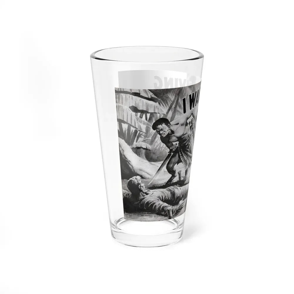 I Was A Living Sacrifice, Rage for Men, August 1957 - Pint Glass 16oz - Go Mug Yourself