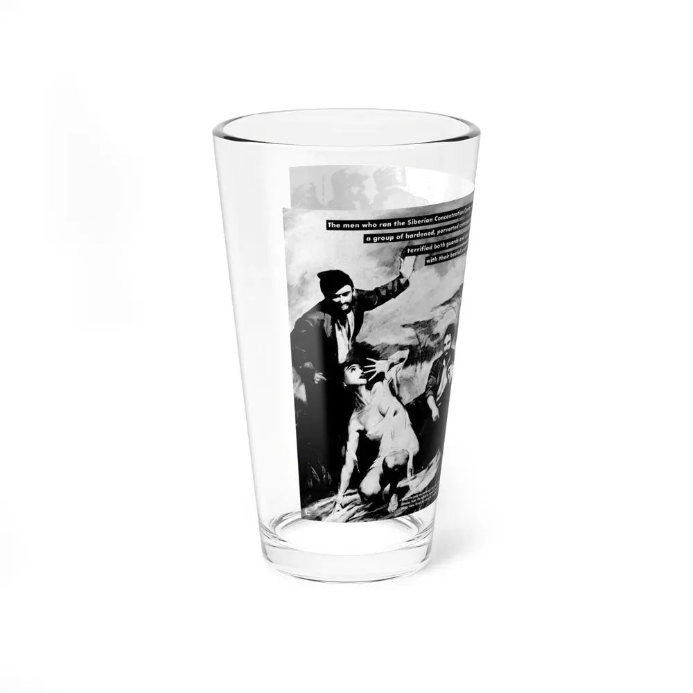 I Was A Member of a Prison Rape Gang, Real Men, July 1971 - Pint Glass 16oz - Go Mug Yourself
