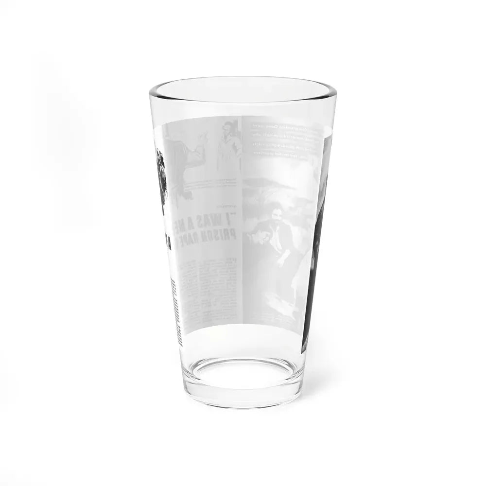 I Was A Member of a Prison Rape Gang, Real Men, July 1971 - Pint Glass 16oz - Go Mug Yourself