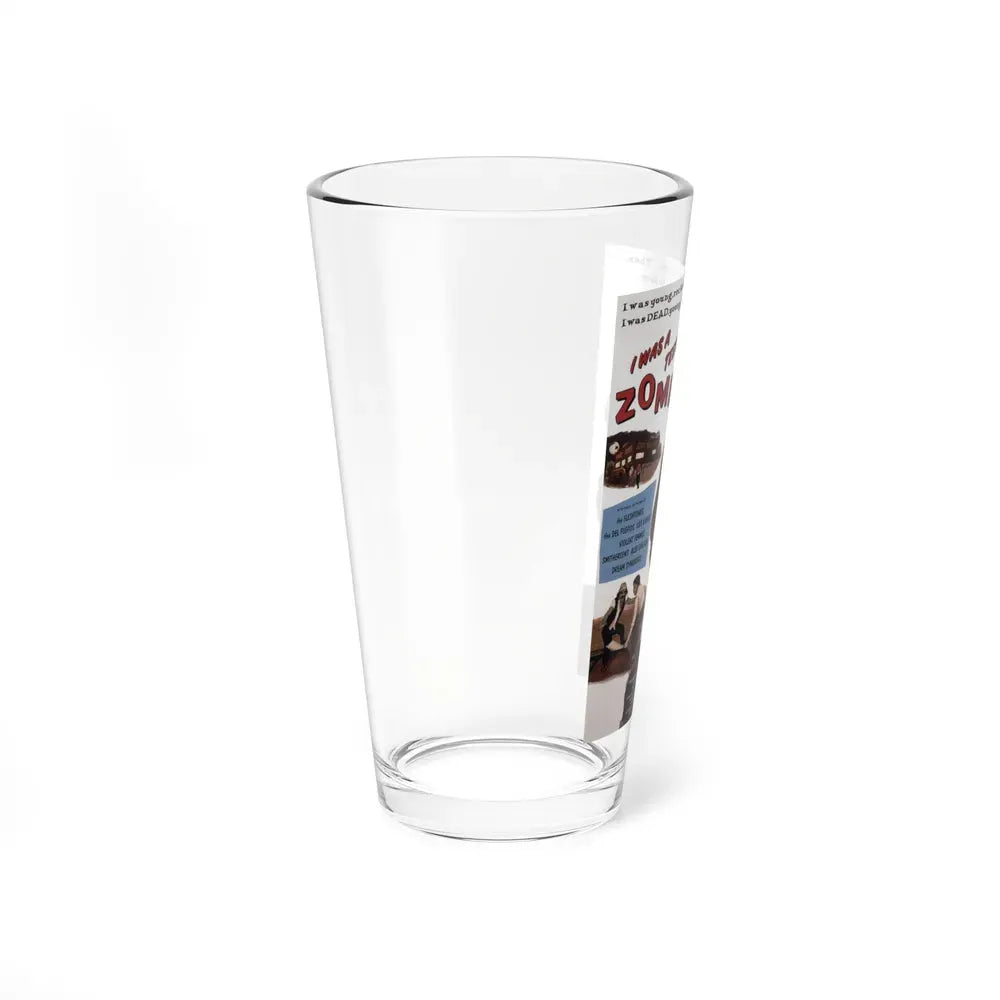 I WAS A TEENAGE ZOMBIE 1987 Movie Poster - Pint Glass 16oz - Go Mug Yourself