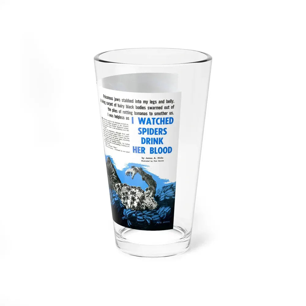 I Watched Spiders Drink Her Blood, See magazine, May 1961 - Pint Glass 16oz - Go Mug Yourself