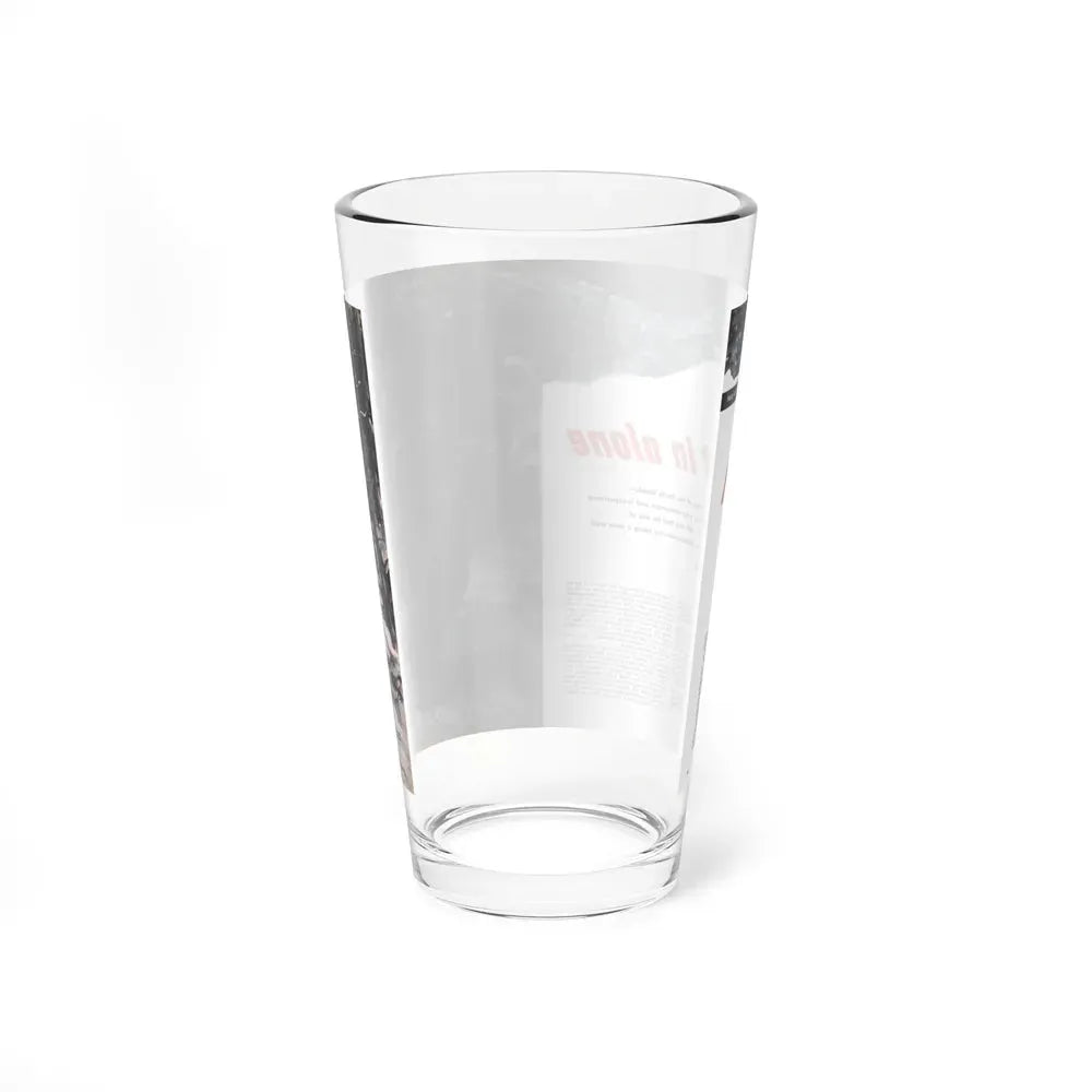 I Went In Alone, Cavalier magazine, January 1953 - Pint Glass 16oz - Go Mug Yourself