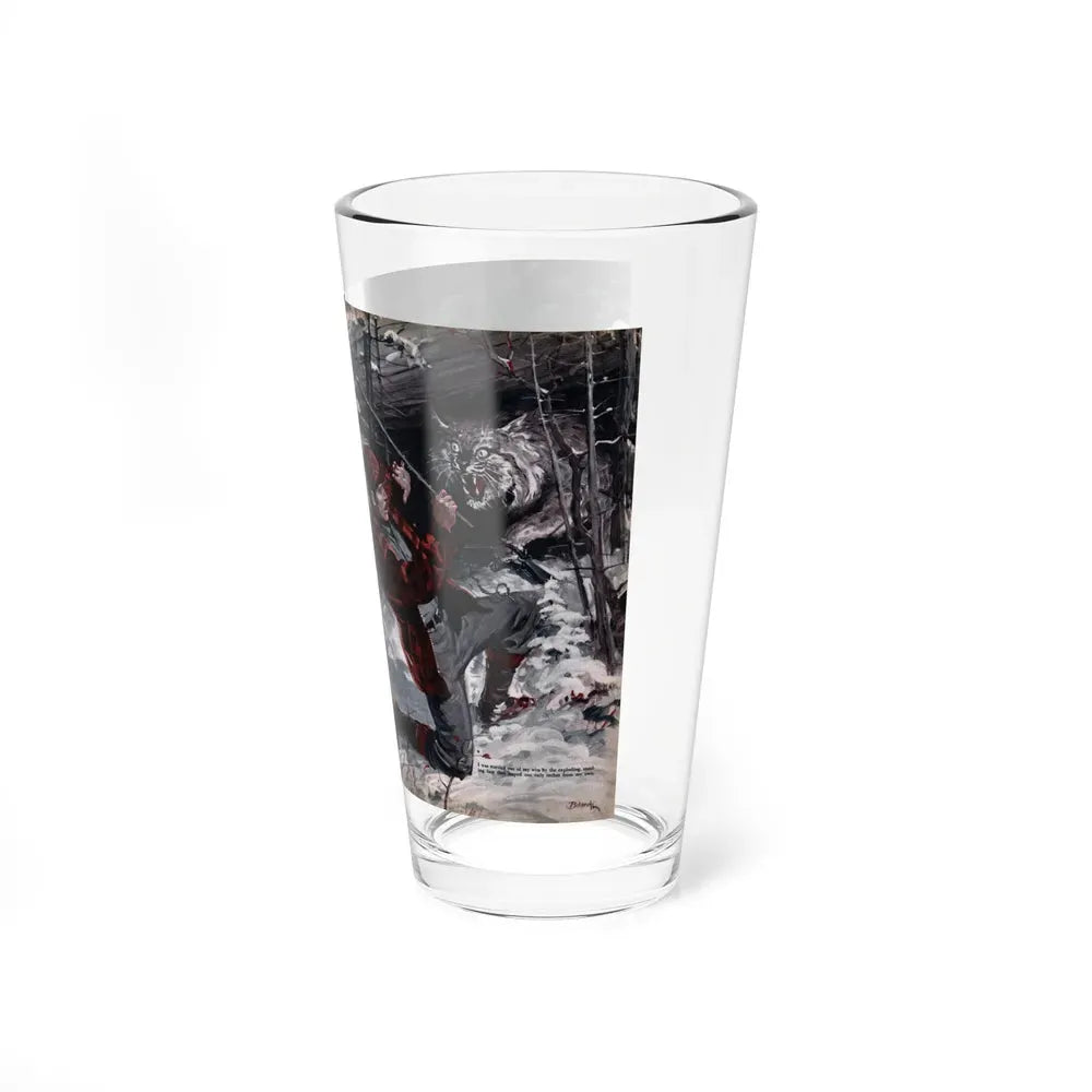 I Went In Alone, Cavalier magazine, January 1953 - Pint Glass 16oz - Go Mug Yourself