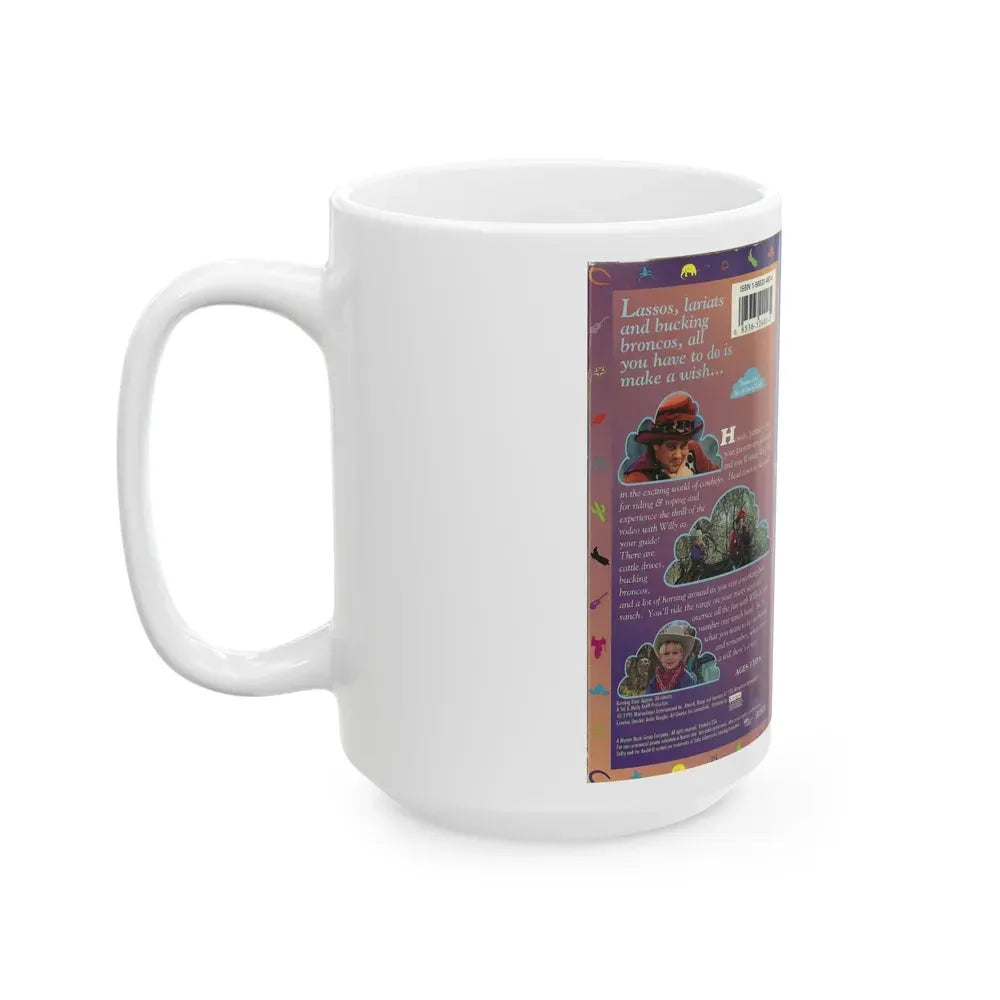 I WISH I WERE A COWBOY (VHS COVER) - White Coffee Mug - Go Mug Yourself