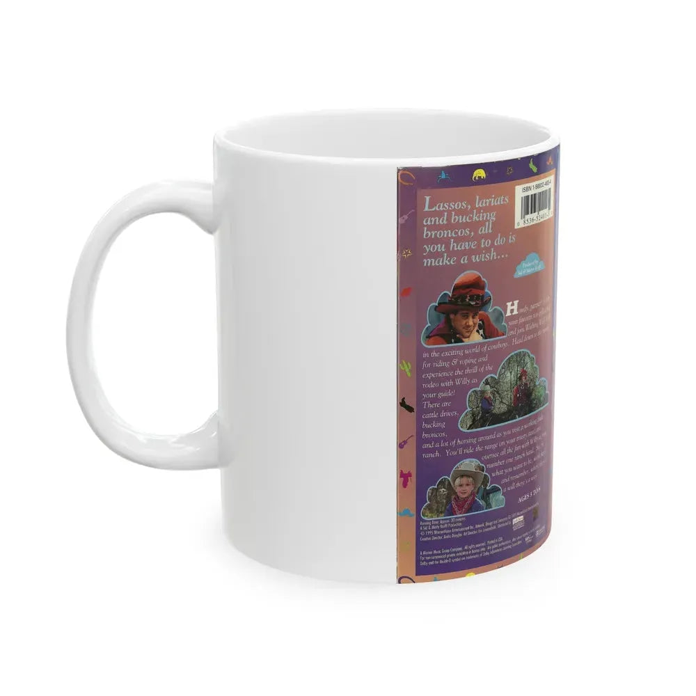I WISH I WERE A COWBOY (VHS COVER) - White Coffee Mug - Go Mug Yourself