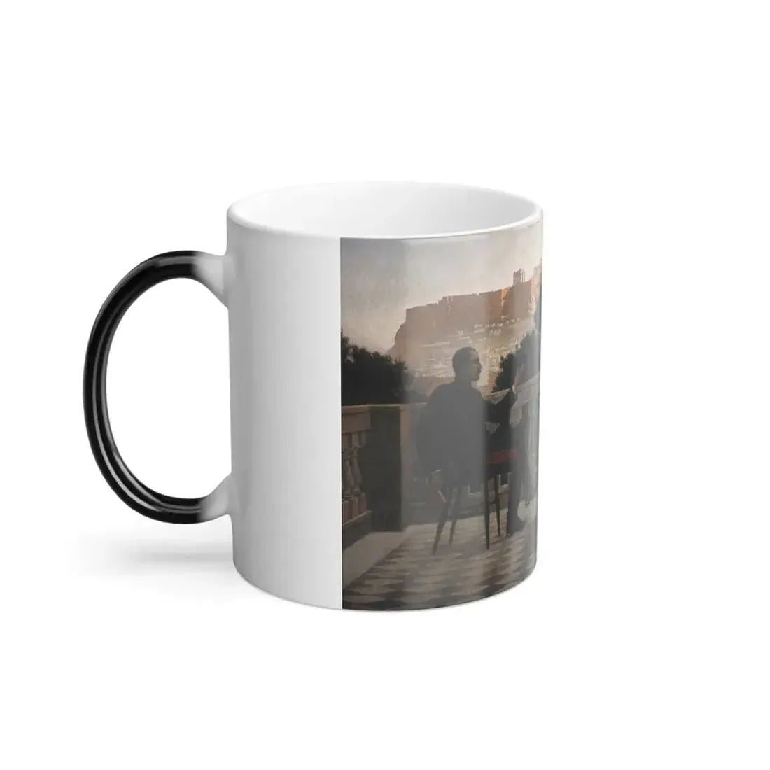 Iakovos Rizos (1849-1926) On terrace - 1897 - Color Changing Mug 11oz - Go Mug Yourself