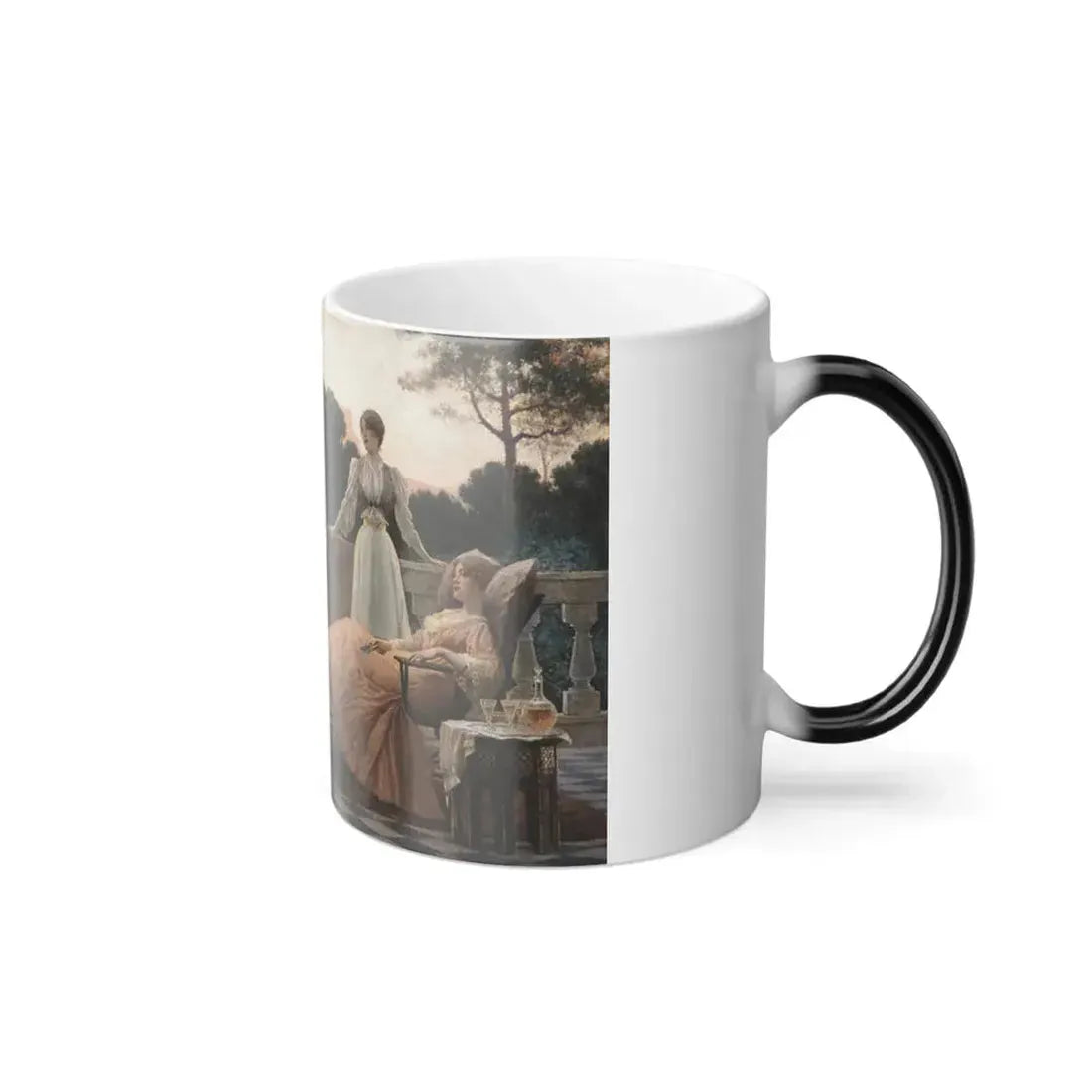 Iakovos Rizos (1849-1926) On terrace - 1897 - Color Changing Mug 11oz - Go Mug Yourself