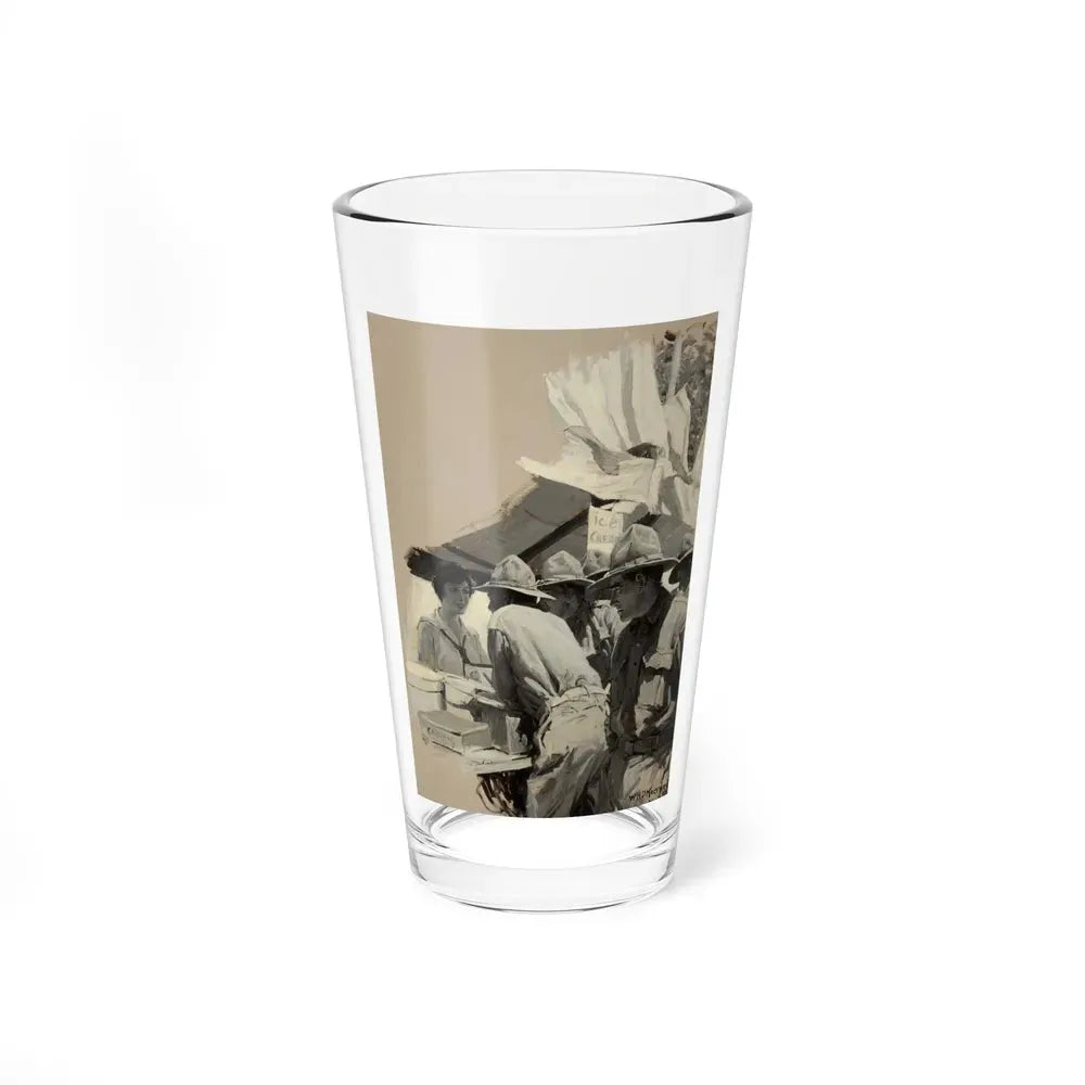 Ice Cream Stand, 1917 - Pint Glass 16oz 16oz - Go Mug Yourself