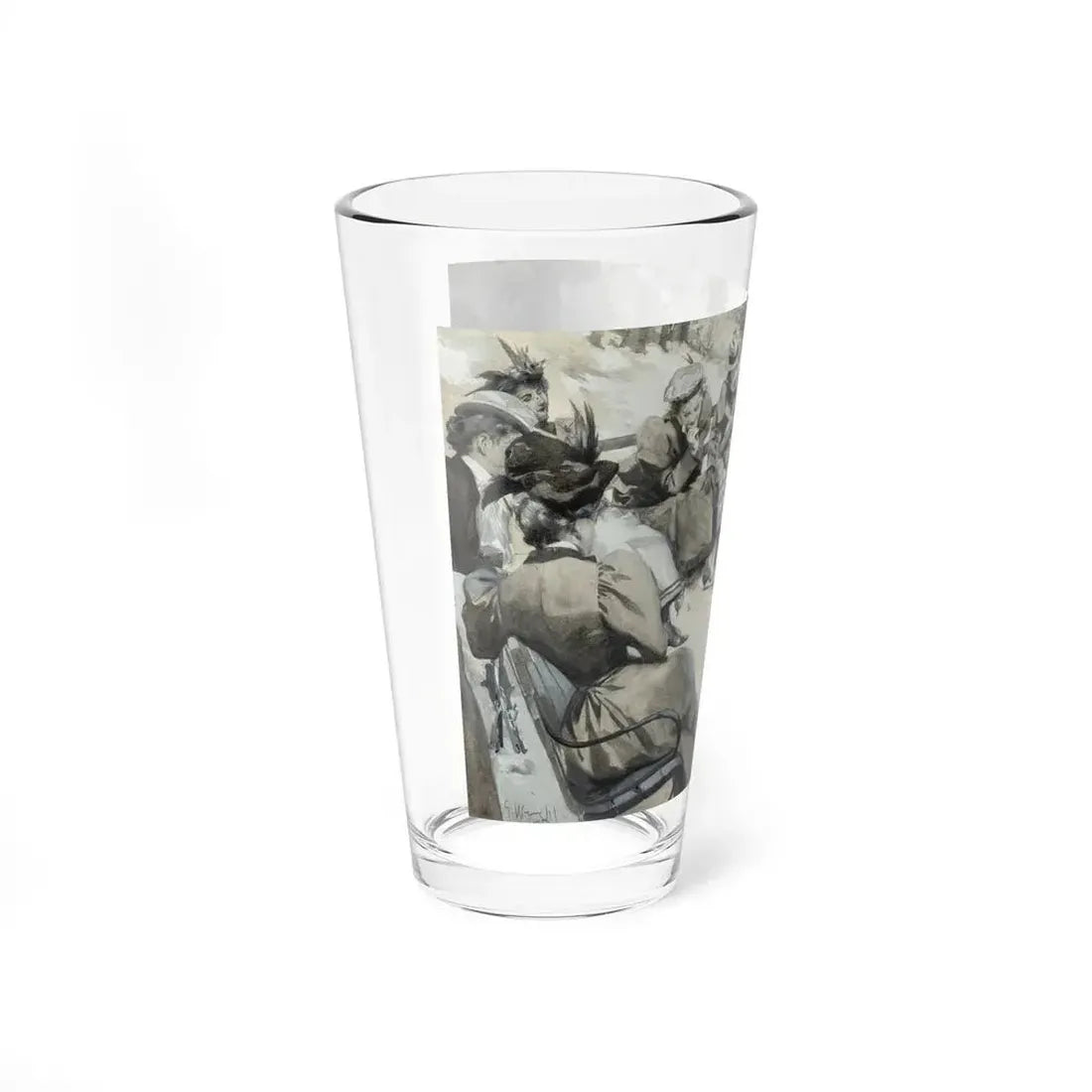 Ice Skating - Pint Glass 16oz - Go Mug Yourself