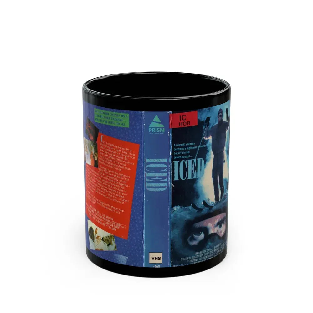 ICED (VHS COVER) - Black Coffee Mug 11oz - Go Mug Yourself