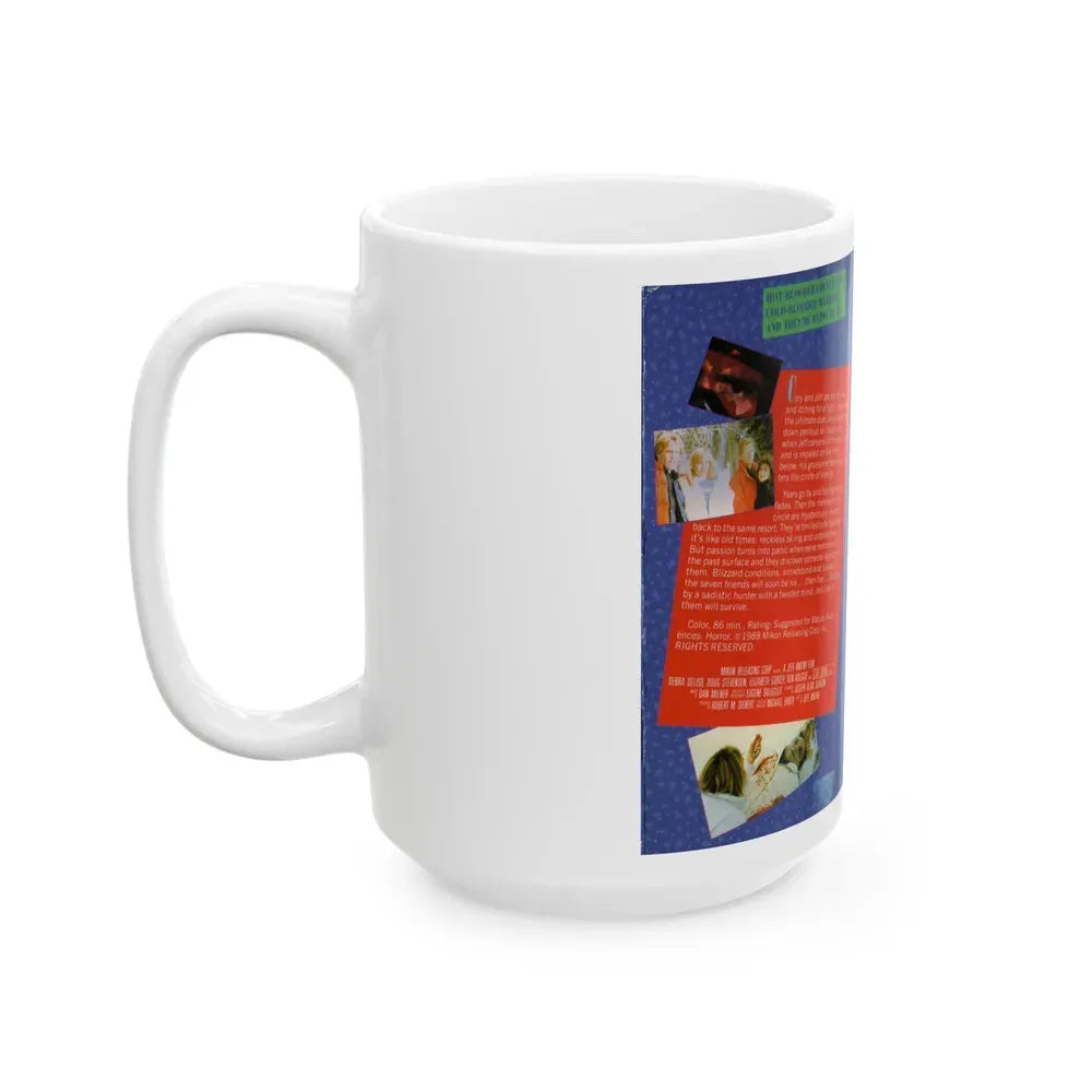 ICED (VHS COVER) - White Coffee Mug - Go Mug Yourself