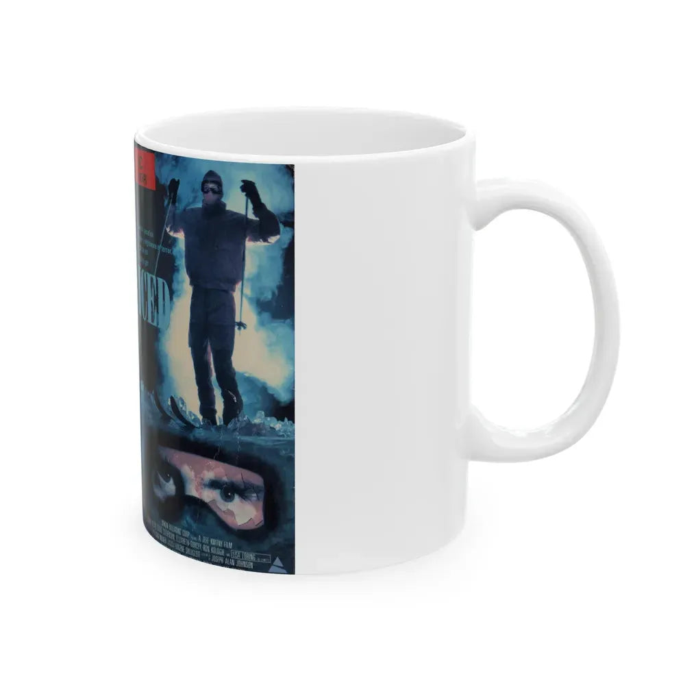 ICED (VHS COVER) - White Coffee Mug - Go Mug Yourself