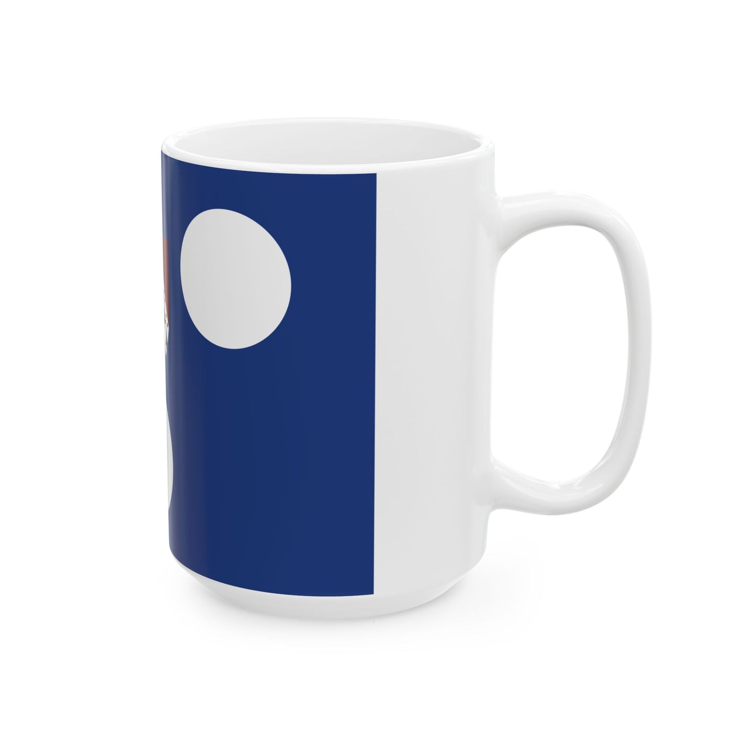 Ichtegem vlag (Belgium) White Coffee Mug-Go Mug Yourself