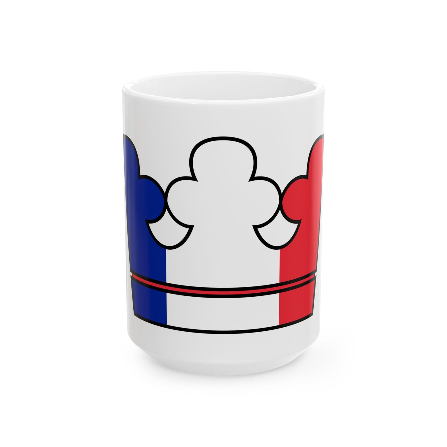 Icone histoire de France (France) White Coffee Mug-15oz-Go Mug Yourself